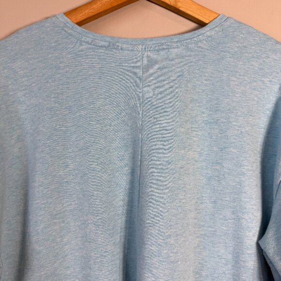 J. Jill Pure Jill Crewneck Knit Sweater Pullover Women's Large Blue Pockets Cozy - Picture 11 of 13